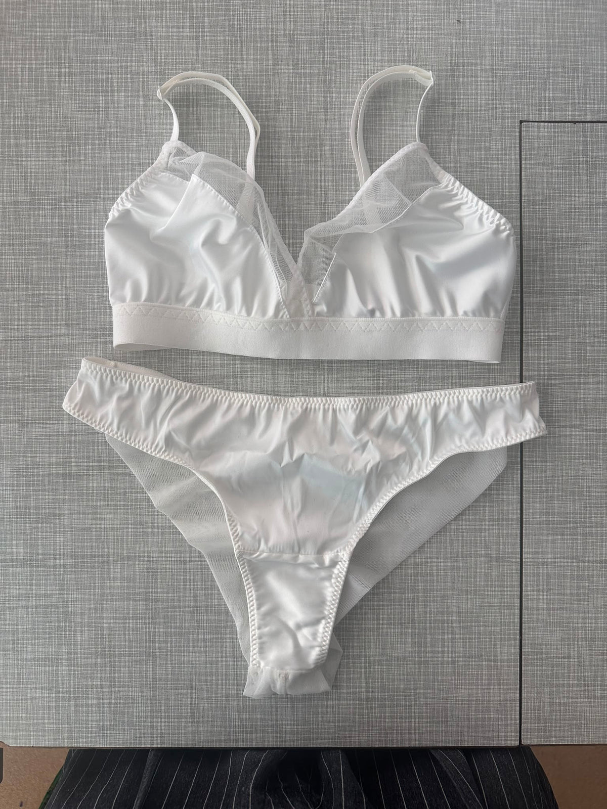 Chilot alb satinat White Satin – LCD 101