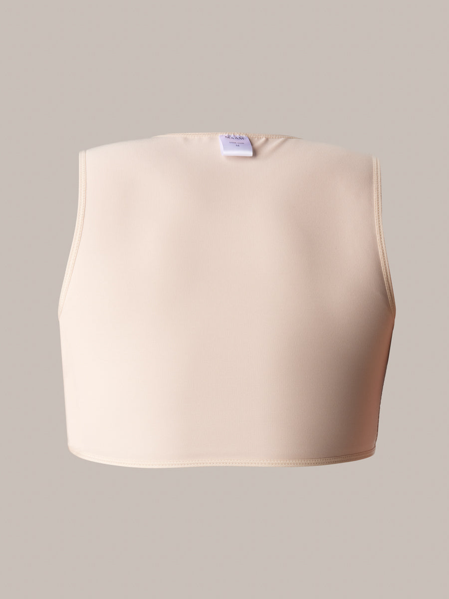 Gilet de compression pour gynécomastie extra court