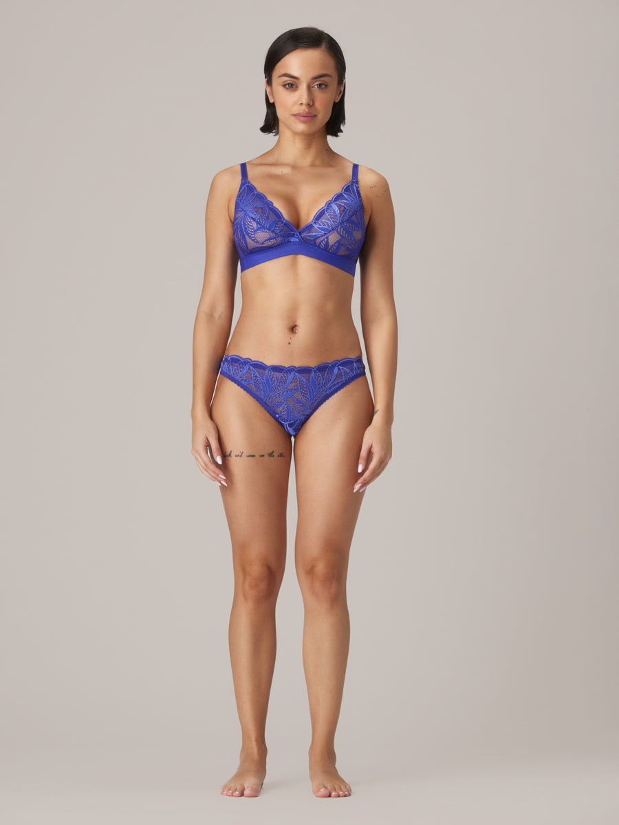 Compressive underwear with Blue Lace LCD 140