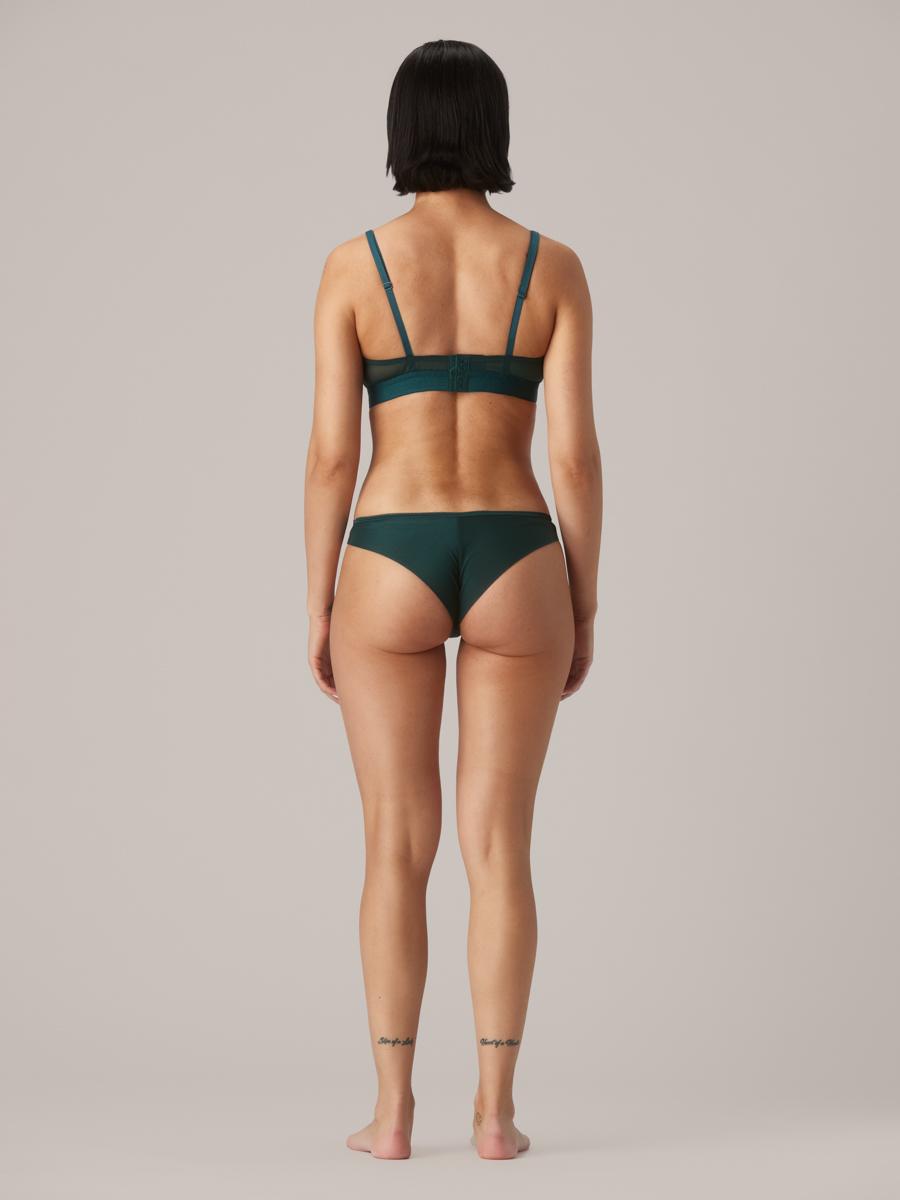 Lenjerie Compresivă cu Dantelă Verde