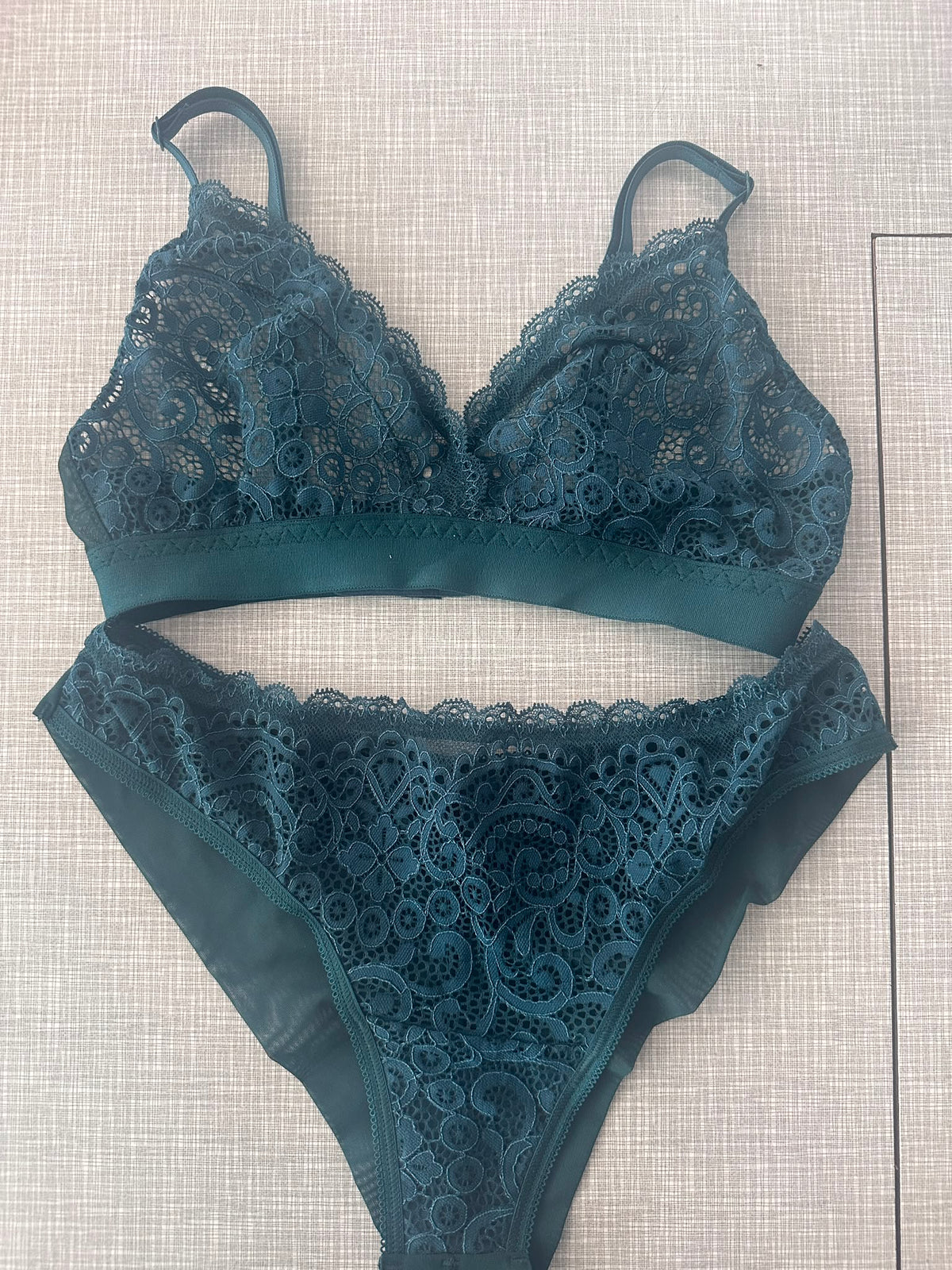 Sutien verde din dantelă Emerald Lace – LCD 150