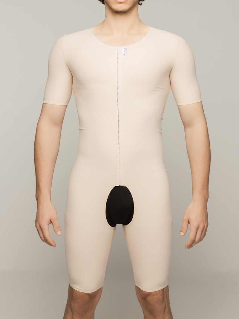 Men's Compression Suit with Short Sleeves to Above the Knee